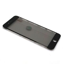Staklo touchscreen-a - Iphone 8 Plus sa frejmom + oca I polaroid black (crni) ORG (MS).