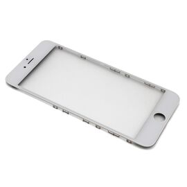 Staklo touchscreen-a - iPhone 6s Plus + frame + OCA stiker (Crown Quality) white (beli) (MS).