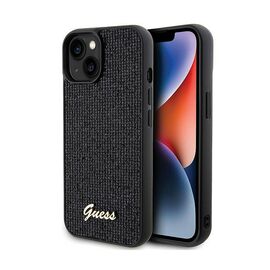 Futrola Guess Hc PU Disco Script Metal - iPhone 15 (GUHCP15SPMSDGSK).