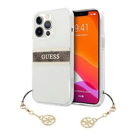 Futrola Guess 4G Stripe Charm - iPhone 13 Pro Max 6.7 braon (GUHCP13XKB4GBR).