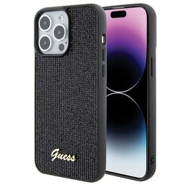 Futrola Guess Hc PU Disco Script Metal - iPhone 15 Pro Max 6.7 (GUHCP15XPMSDGSK).