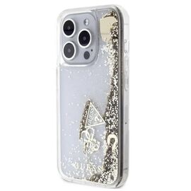 Futrola Guess Hc Liquid Glitter Charms - iPhone 15 Pro 6.1 zlatna (GUHCP15LGLHFLGO).