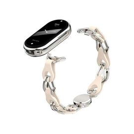 Narukvica - smart watch Xiaomi Mi Band M8/M9 metalna krem.