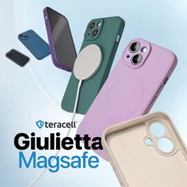 Silikonska futrola Teracell Giulietta Magsafe - Xiaomi 14 Pro crna.