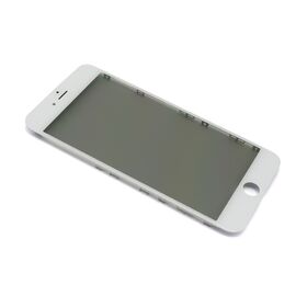 Staklo touchscreen-a - iPhone 6s Plus + frame + OCA stiker + polaroid ORG (Crown Quality) white (beli) (MS).