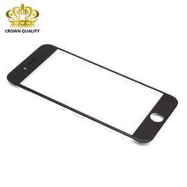 Staklo touchscreen-a - Iphone 6S + frame + OCA stiker (Crown Quality) black (crni) (MS).