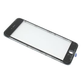 Staklo touchscreen-a - Iphone 6 PLUS sa frejmom black (crni) (MS).