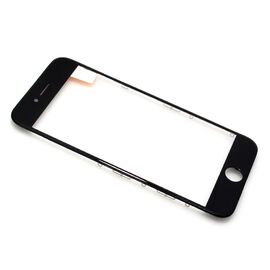 Staklo touchscreen-a - iPhone 8/SE (2020) sa frejmom + oca black (crni) (MS).