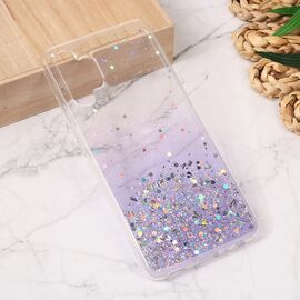Silikonska futrola Glitter - Samsung A325 Galaxy A32 4G (EU) ljubicasta.