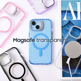 Futrola Magsafe Transparent - iPhone 12 Pro Max 6.7 ljubicasta.