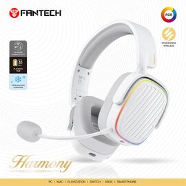 Bluetooth slusalice Fantech WHG02 Harmony bele.