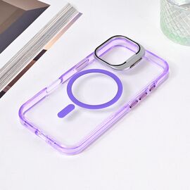 Futrola Magsafe Transparent - iPhone 16 6.1 ljubicasta.