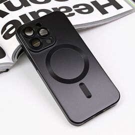 Futrola Magsafe Chrome - iPhone 13 Pro crna.