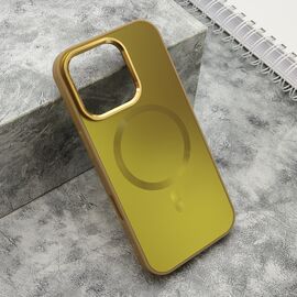 Futrola COLOR METAL MagSafe - iPhone 16 Pro (6.3) zlatna (MS).