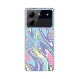 Silikonska futrola PRINT Skin - ZTE Blade A54 Liquid Dream.