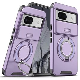 Futrola CamShield Ring stand - Google Pixel 8A ljubicasta.