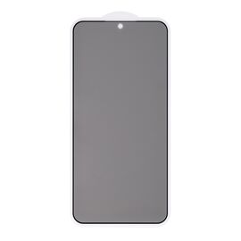 Zastitno staklo Tempered Glass Privacy Teracell Titan 2.5D - Samsung S906B Galaxy S22 Plus/S916 Galaxy S23 Plus 5G crni (fingerprint unlock).