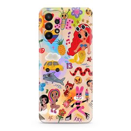 Silikonska futrola ultra tanka (skin) PRINT CLEAR - Samsung A235 Galaxy A23 ND0326 (MS).