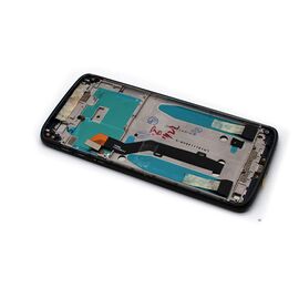 LCD displej (ekran) - Motorola Moto E5/Moto G6 Play + Touch screen + frame black (crni) (MS).