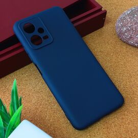 Silikonska futrola Teracell Giulietta - Xiaomi Redmi Note 12 Pro 5G (EU) mat tamno plava.