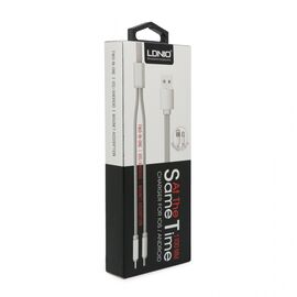 Data kabl LDNIO LC86 - iPhone lightning/micro USB zlatni 1m.