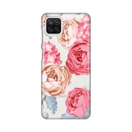 Silikonska futrola PRINT Skin - Samsung A125F Galaxy A12 Pink Flowers.