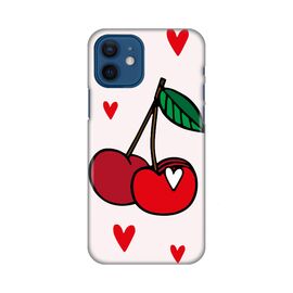 Silikonska futrola PRINT - iPhone 12 6.1 Cherry.