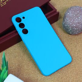 Silikonska futrola Teracell Giulietta - Samsung S916B Galaxy S23 Plus mat svetlo plava.