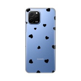 Silikonska futrola PRINT Skin - Huawei Nova Y61 Hearts.