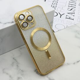 Futrola GLITTER MAGSAFE - iPhone 15 Pro Max (6.7) zlatna (MS).
