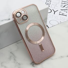 Futrola GLITTER MAGSAFE - iPhone 15 roze (MS).