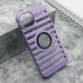 Futrola LINES LOGO CUT - iPhone 13 (6.1) ljubicasta (MS).