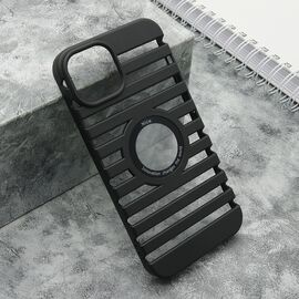Futrola LINES LOGO CUT - iPhone 14 (6.1) crna (MS).