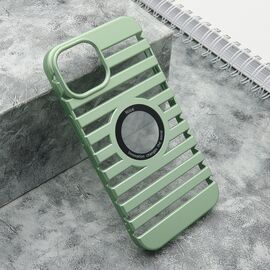 Futrola LINES LOGO CUT - iPhone 14 (6.1) mint (MS).