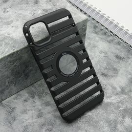 Futrola LINES LOGO CUT - iPhone 11 (6.1) crna (MS).