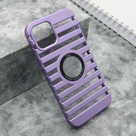 Futrola LINES LOGO CUT - Iphone 12/12 Pro (6.1) ljubicasta (MS).