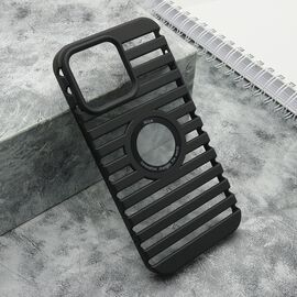 Futrola LINES LOGO CUT - iPhone 14 Pro Max (6.7) crna (MS).