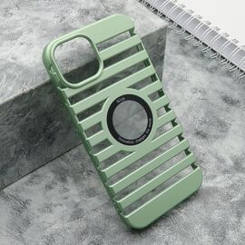 Futrola LINES LOGO CUT - iPhone 13 (6.1) mint (MS).