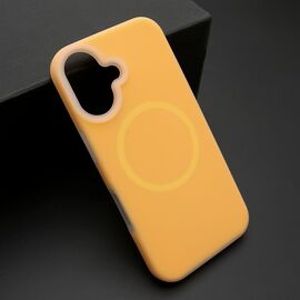 Futrola PASTEL COLOR MagSafe - iphone 16 (6.1) narandzasta (MS).