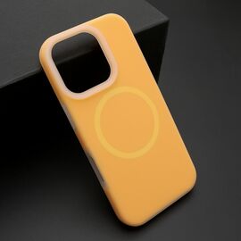 Futrola PASTEL COLOR MagSafe - iPhone 16 Pro (6.3) narandzasta (MS).