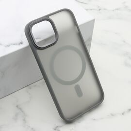 Futrola SILKY MAGSAFE II - iPhone 15 siva (MS).
