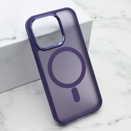 Futrola SILKY MAGSAFE - iPhone 15 Pro (6.1) ljubicasta (MS).