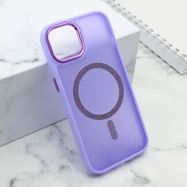 Futrola SHINING MAGSAFE - iPhone 15 ljubicasta (MS).