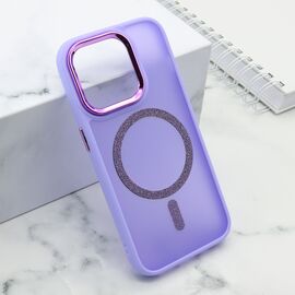 Futrola SHINING MAGSAFE - iPhone 15 Pro (6.1) ljubicasta (MS).