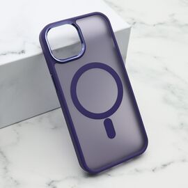 Futrola SILKY MAGSAFE - iPhone 15 ljubicasta (MS).