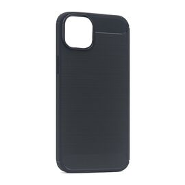 Silikonska futrola BRUSHED - iPhone 14 Plus (6.7) crna (MS).