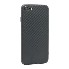 Silikonska futrola CARBON LIGHT - iPhone 7/8/SE (2020/2022) crna (MS).