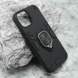Futrola Square Ring - iPhone 15 crna (MS).