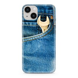 Silikonska futrola ultra tanka (skin) PRINT CLEAR - iPhone 14 (6.1) ND0292 (MS).