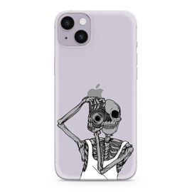 Silikonska futrola ultra tanka (skin) PRINT CLEAR - iPhone 14 Plus (6.7) ND0302 (MS).